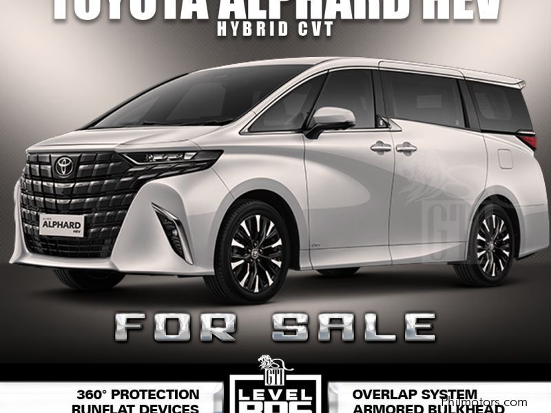 Toyota Alphard HEV CVT White Bulletproof in Philippines